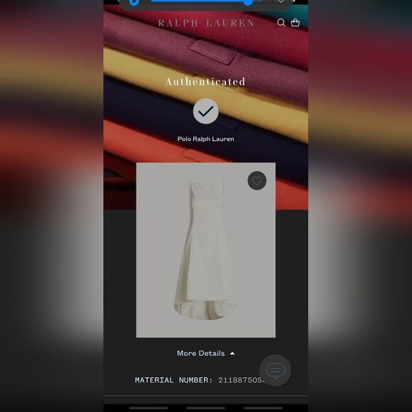 Ralph Lauren Minimalist Glam Quiet Luxury White High-Low Gown - Picture 16 of 16